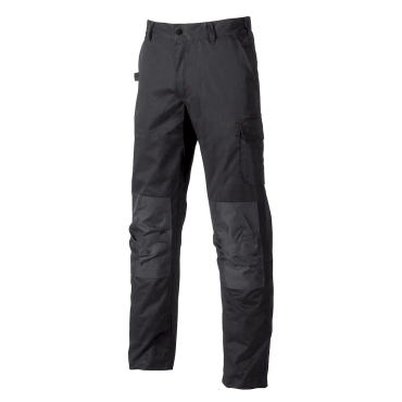 U-Power Alfa Smart Workwear Trousers Black Carbon ST068BC